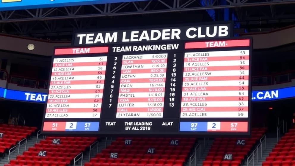 Atlético Madrids poängställning i tabellen